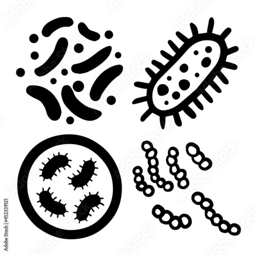Microorganisms in coccus vibrio shapes 