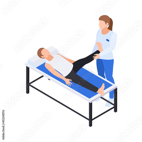 Leg Massage Rehabilitation Composition