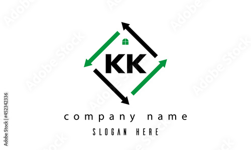 KK creative real estate letter logo