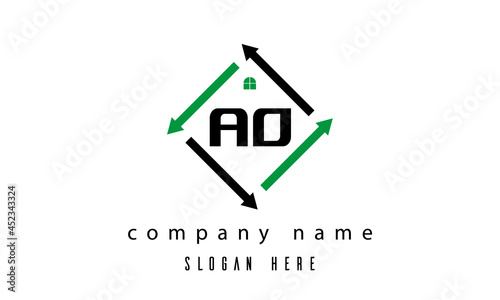 AO creative real estate latter logo