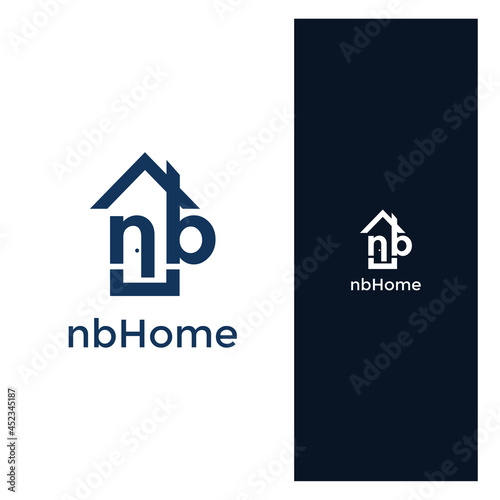 Letter N and B home logo
