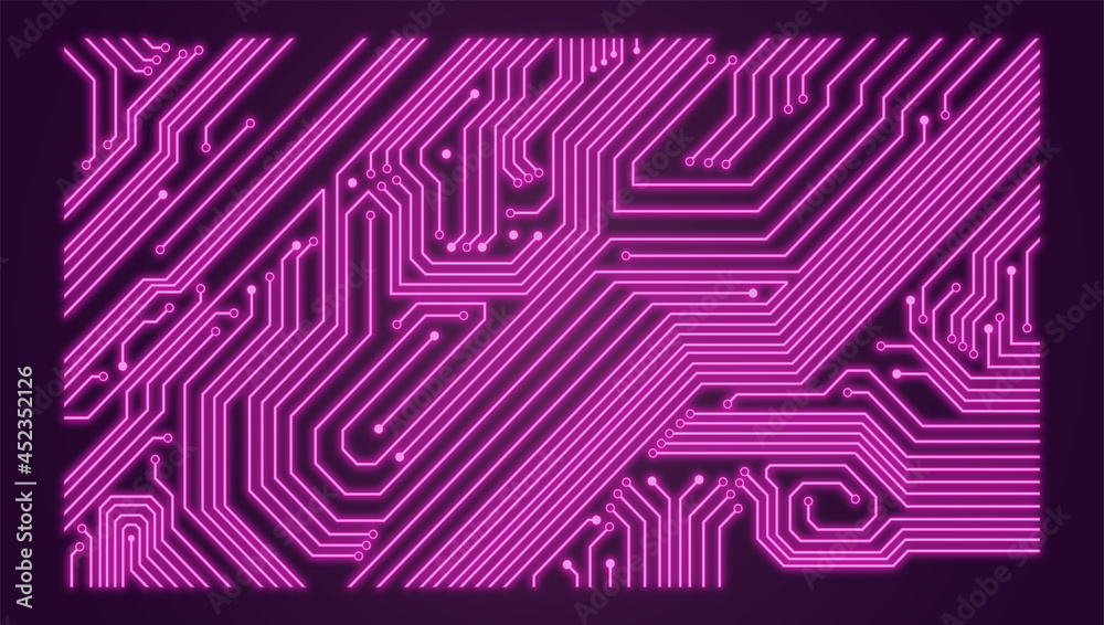 neon microcircuit background neon microcircuit background