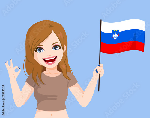 Beautiful young Slovenian w...