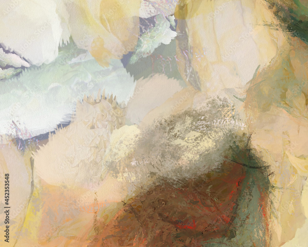 Fototapeta premium Painting on canvas. Abstract background