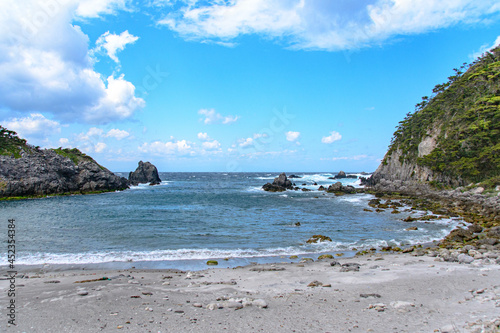 beach and sea