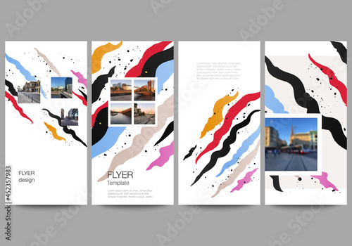 Vector layout of flyer, banner design templates for website advertising design, vertical flyer design, website decoration backgrounds, agency, corporate, business, portfolio, pitch deck, startup.