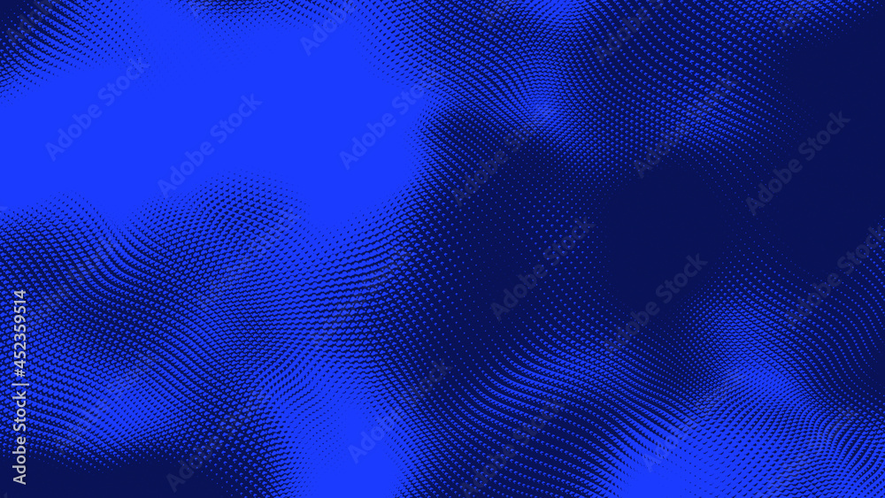 Abstract dot white blue wave gradient texture technology background. Abstract dot white blue wave gradient texture technology background.