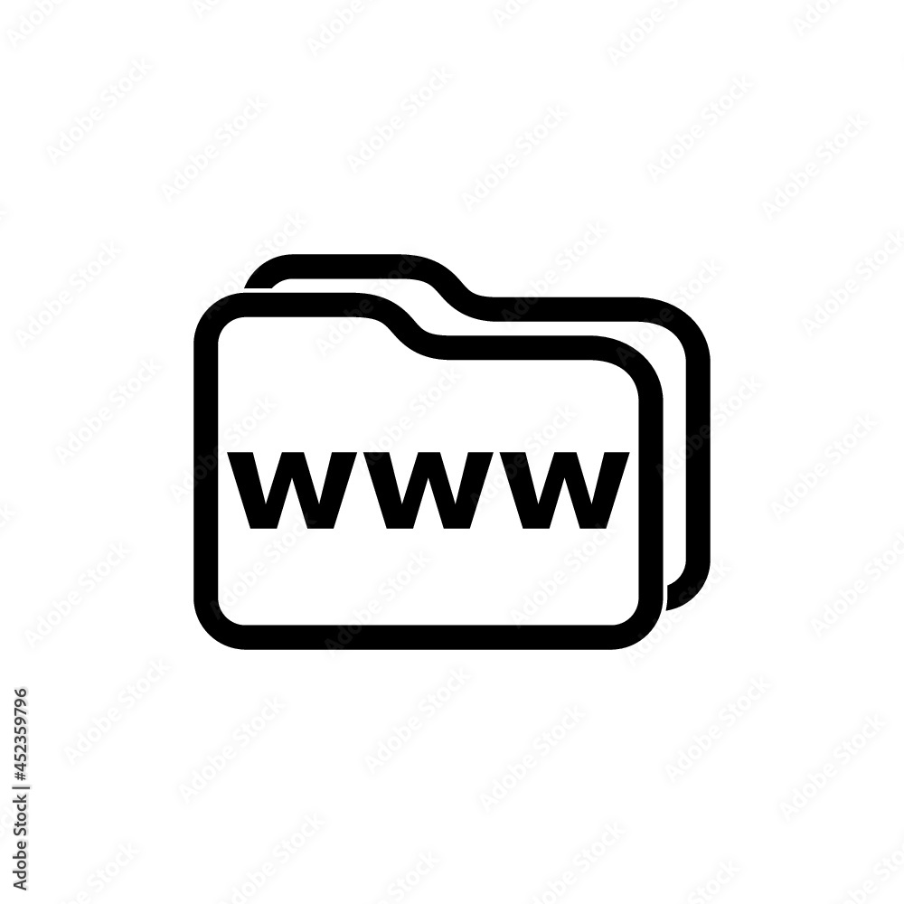 Website icon isolated on white background Website icon isolated on white background