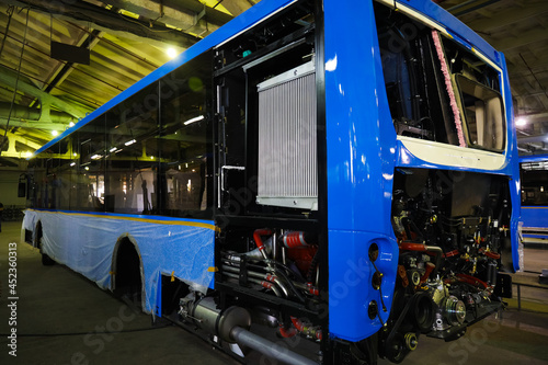 Bus production manufacture