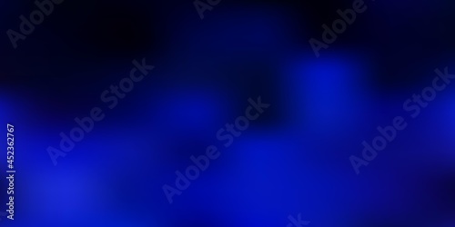 Dark pink, blue vector abstract blur drawing.