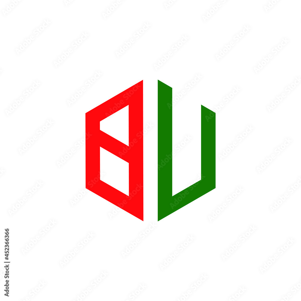BV logo vector. Latter BV hexagonal logo. BV creative logo template BV logo vector. Latter BV hexagonal logo. BV creative logo template