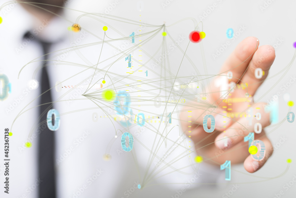 Business intelligence analyst dashboard on virtual Business intelligence analyst dashboard on virtual