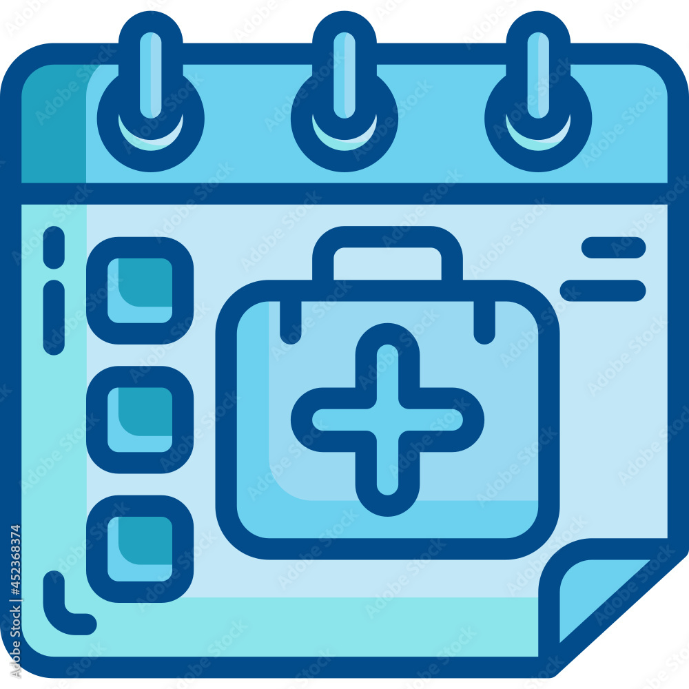 Obraz premium medical appointment Two Tone icon