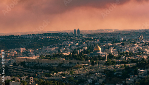Jerusalem Old city - city view from mount Scopus © Сергей Богомолов
