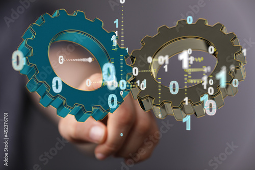 Gear With Success Concept d...