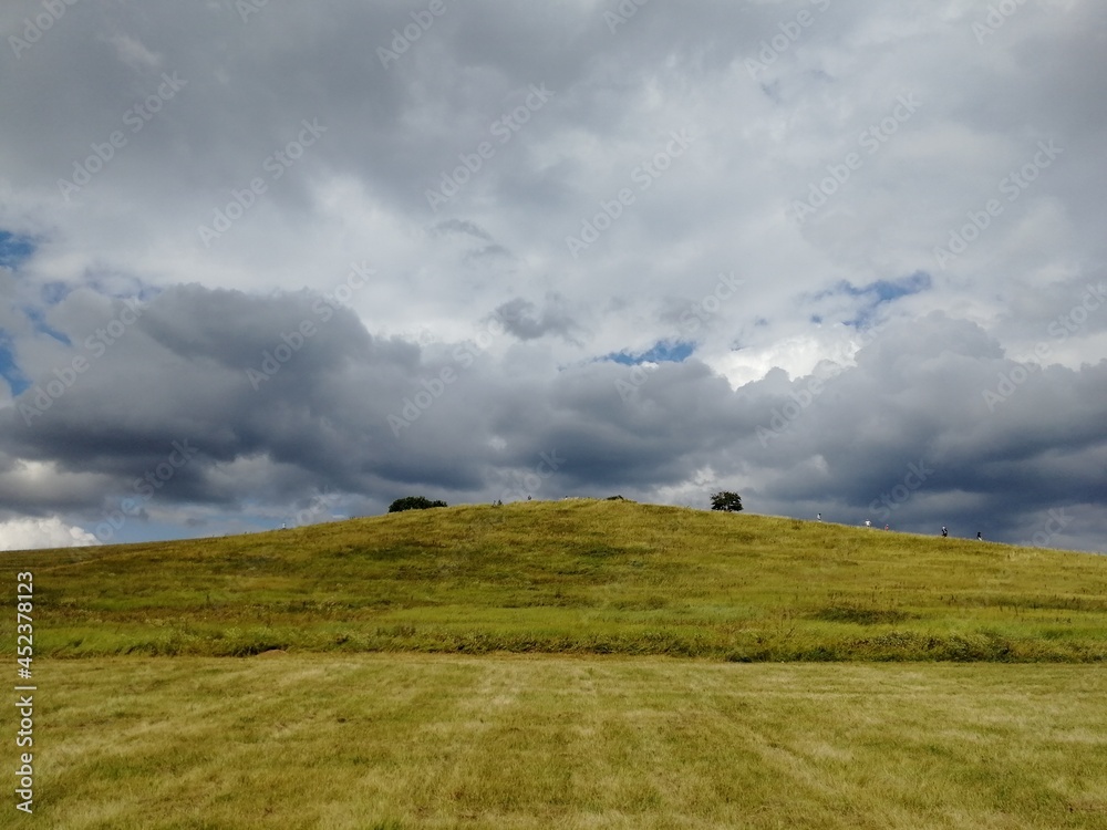 landscape with clouds