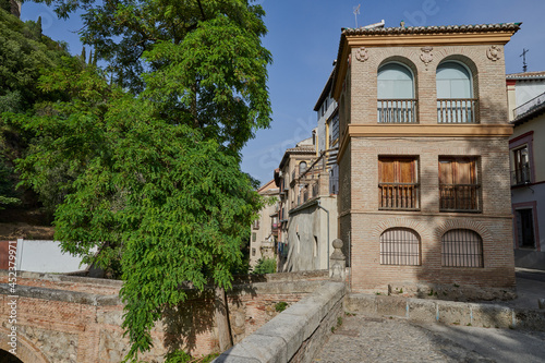 Casa de las Chirimias on the Paseo de los Triestes in Granda, Spain. 