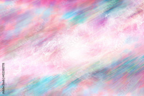 Cuadro en lienzo Light pastel abstract energy, blur, fantasy background - purple, pink, orange -