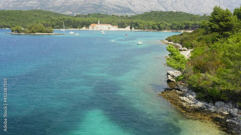 Small islet near Badija island, Korcula, Adriatic Sea, Croatia Small islet near Badija island, Korcula, Adriatic Sea, Croatia