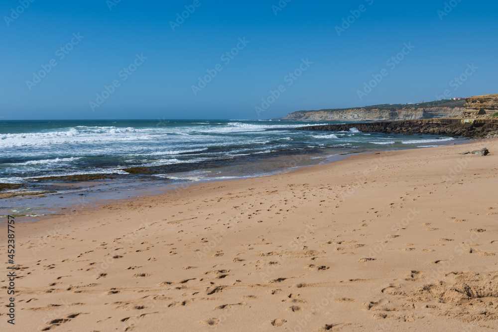 Pedra Branca beach in Ericeira Portugal