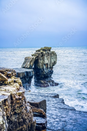 rocks and sea