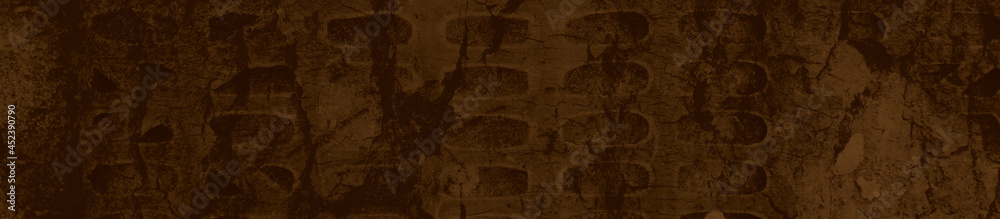 Naklejka premium abstract brown grunge background for design
