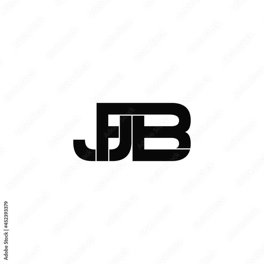 fjb initial letter monogram logo design fjb initial letter monogram logo design
