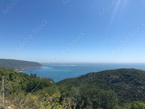 Vue de la baise d'Azeitao au Portugal