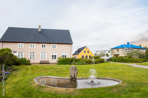 Town of Isafjordur in the Westfjords in Iceland photo