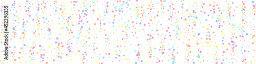 Festive rare confetti. Celebration stars. Colorful