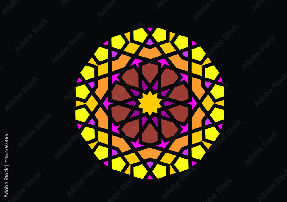 Islamic geometric motifs, which are very nice