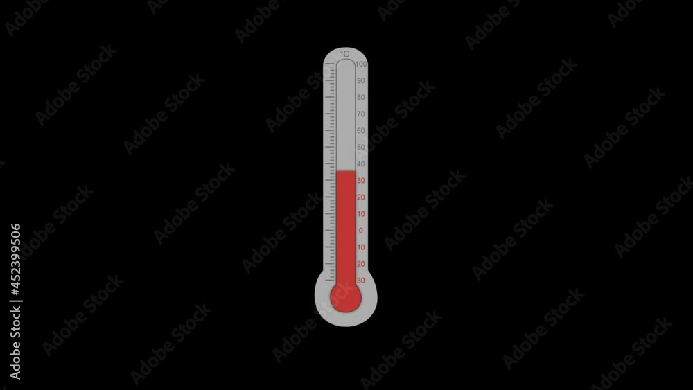 Thermometer Rising Gif Thermometer Rising Animation With Transparent Background Stock Video ...