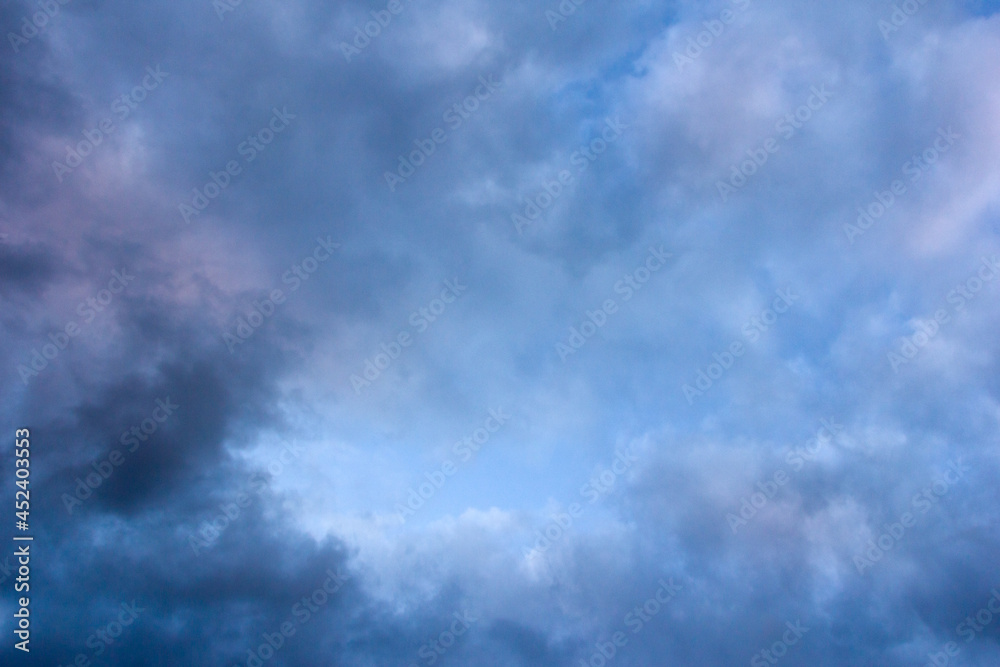 blue sky with clouds 0018