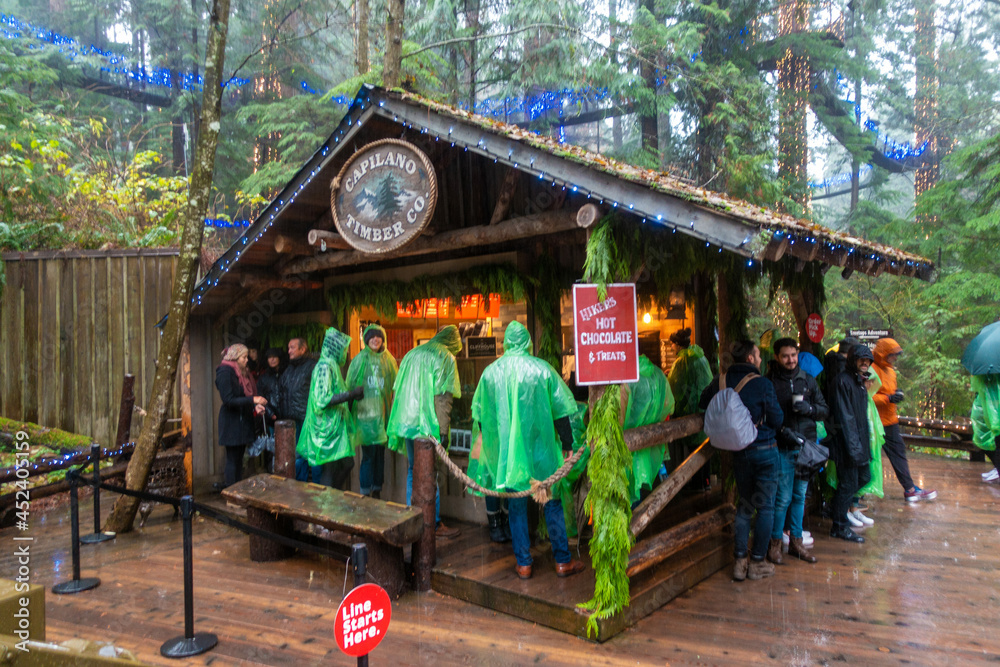 Obraz premium カナダ・バンクーバーの観光名所を旅行する風景Scenes from a trip to the sights of Vancouver, Canada.