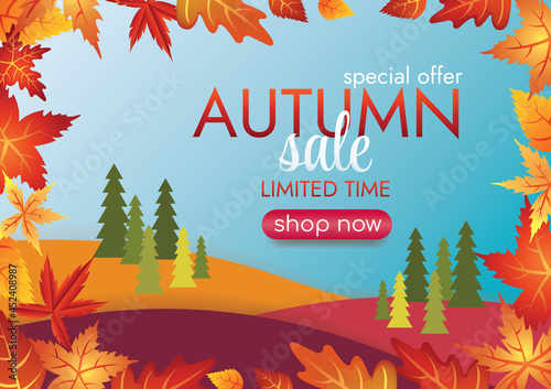 autumn season art vector sprcial art background 