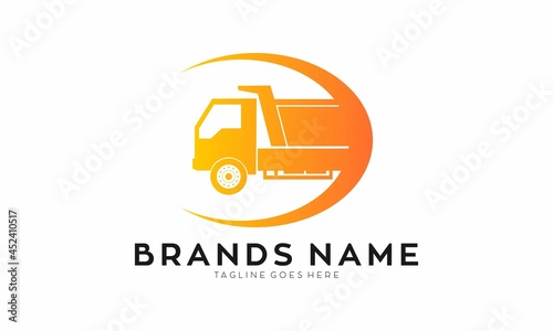 Creative truck logo design