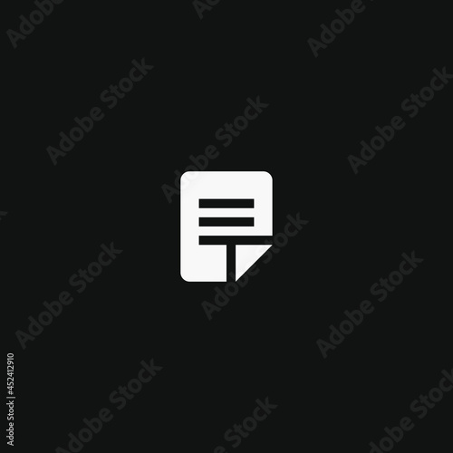 Document line icon. Doc file page sign. Office note symbol. Quality design element. Editable stroke. Linear style document icon. Vector