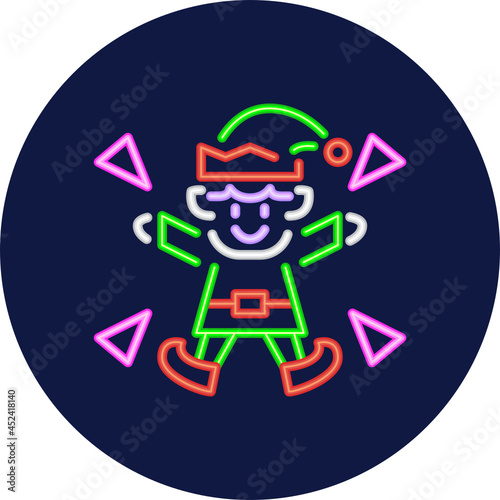 elf neon icon