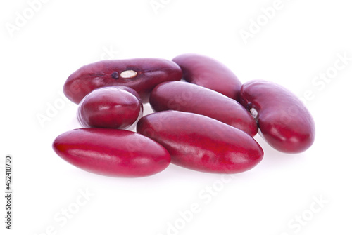 red bean isolated on white background