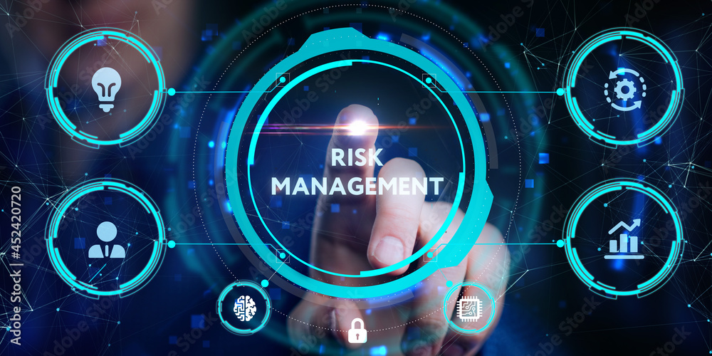 Risk Management and Assessment for Business Investment Concept. Business, Technology, Internet and network concept. Risk Management and Assessment for Business Investment Concept. Business, Technology, Internet and network concept.