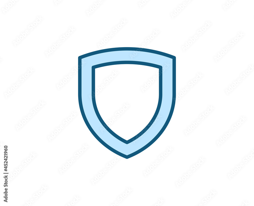 Line Shield icon isolated on white background. Outline symbol for website design, mobile application, ui. Electronics pictogram. Vector illustration, editorial stroсk. Line Shield icon isolated on white background. Outline symbol for website design, mobile application, ui. Electronics pictogram. Vector illustration, editorial stroсk.