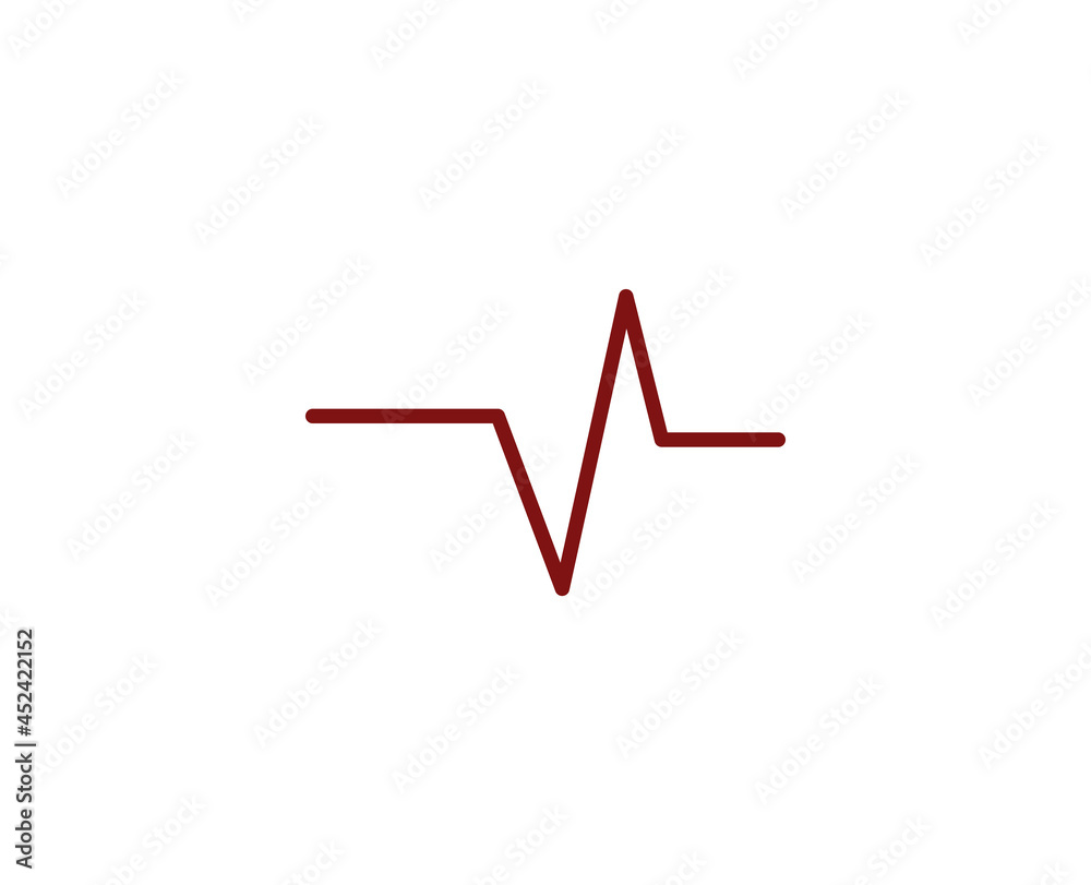 Heart flat icon. Thin line signs for design logo, visit card, etc. Single high-quality outline symbol for web design or mobile app. Medical outline pictogram.