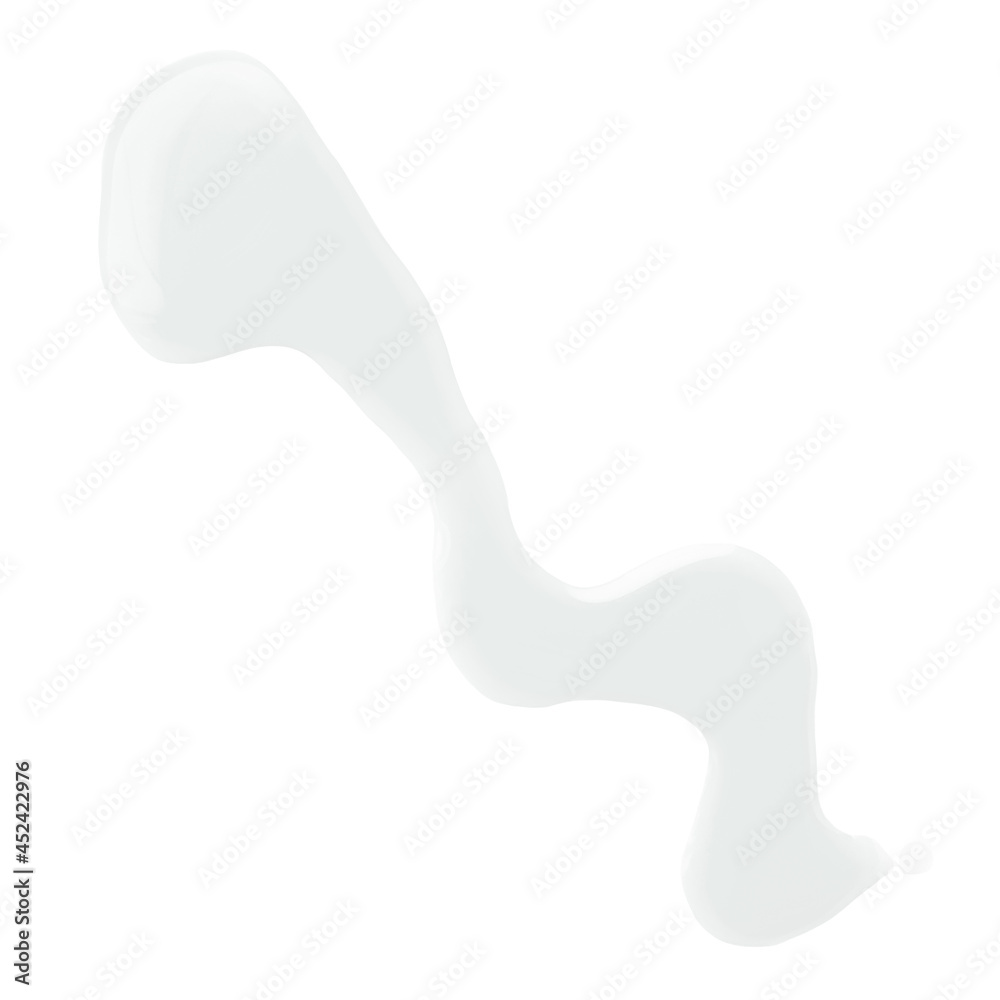 Cosmetic serum transparent gel smear or drop isolated on white background. Swatch texture Cosmetic serum transparent gel smear or drop isolated on white background. Swatch texture