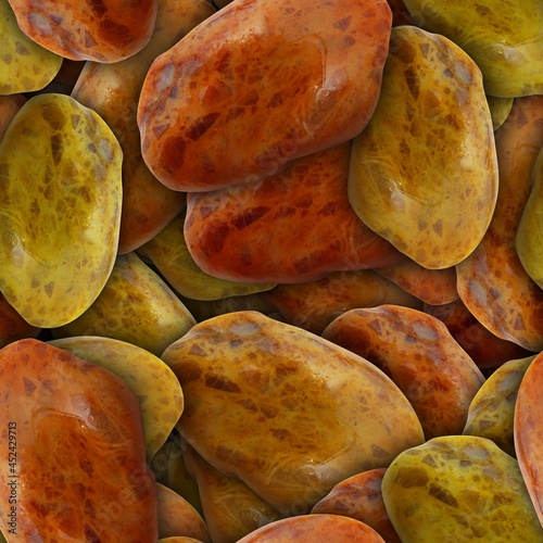 Wet sea stones background. ...