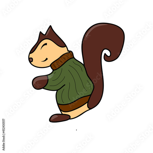 squirell illustration