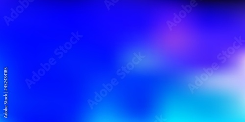 Dark pink, blue vector abstract blur template.