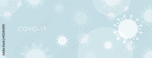 Covid-19 background. Virus background.	