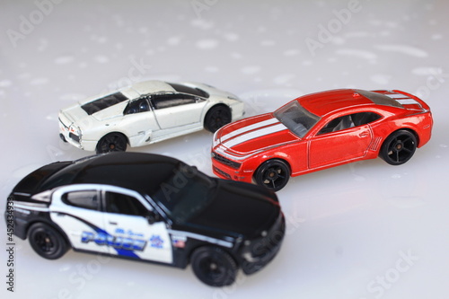 A diecast model of muscle cars and supercars © vian