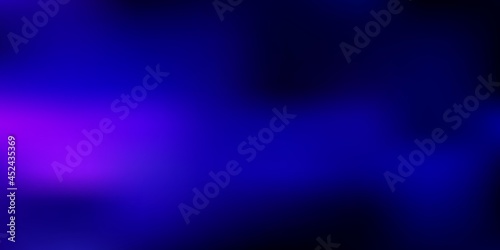 Dark pink, blue vector blur background.