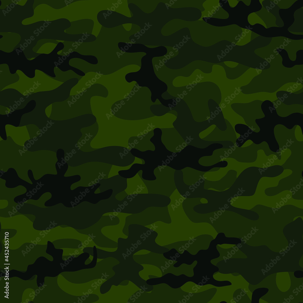 Fototapeta premium Hunting camouflage. Fishing. Military uniform. Vector.
